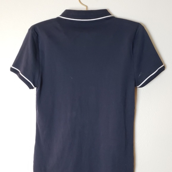 Tommy Hilfiger Navy Buttonless Polo - Picture 4 of 6